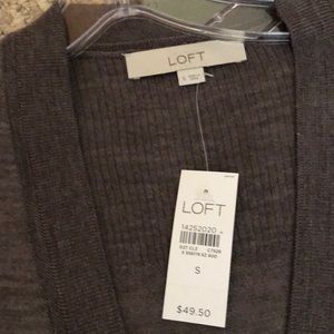 Long sleeved brown cardigan